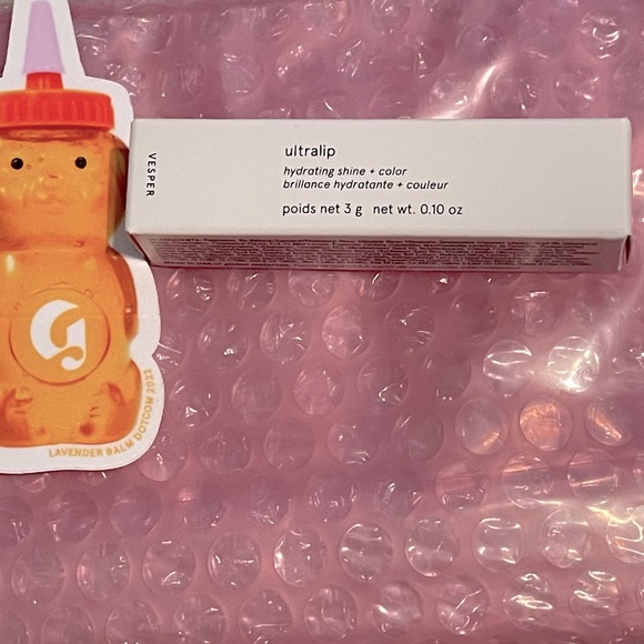 Glossier Makeup Glossier Ultralip Vesper Nib W Glossier Pink Bubble